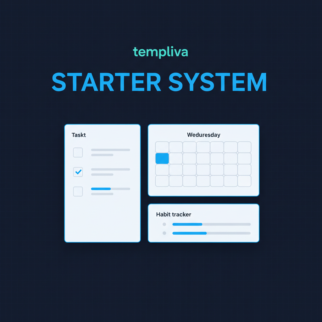 Starter System – Essential Notion Workspace